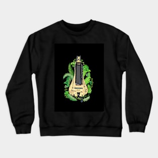 Hurdy-Gurdy with Ferns Crewneck Sweatshirt